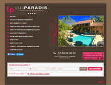 Tablet Screenshot of lili-paradis.fr